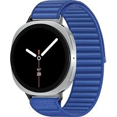 Galaxy Watch8 | 44 мм | 4G LTE | Silver | Fabric/Blue | S/M, Размер: 44 мм, Цвет: Silver, Тип ремешка: Fabric, Цвет ремешка: Blue, Размер ремешка: S/M, Подключение часов: Bluetooth / Wi-Fi + 4G LTE